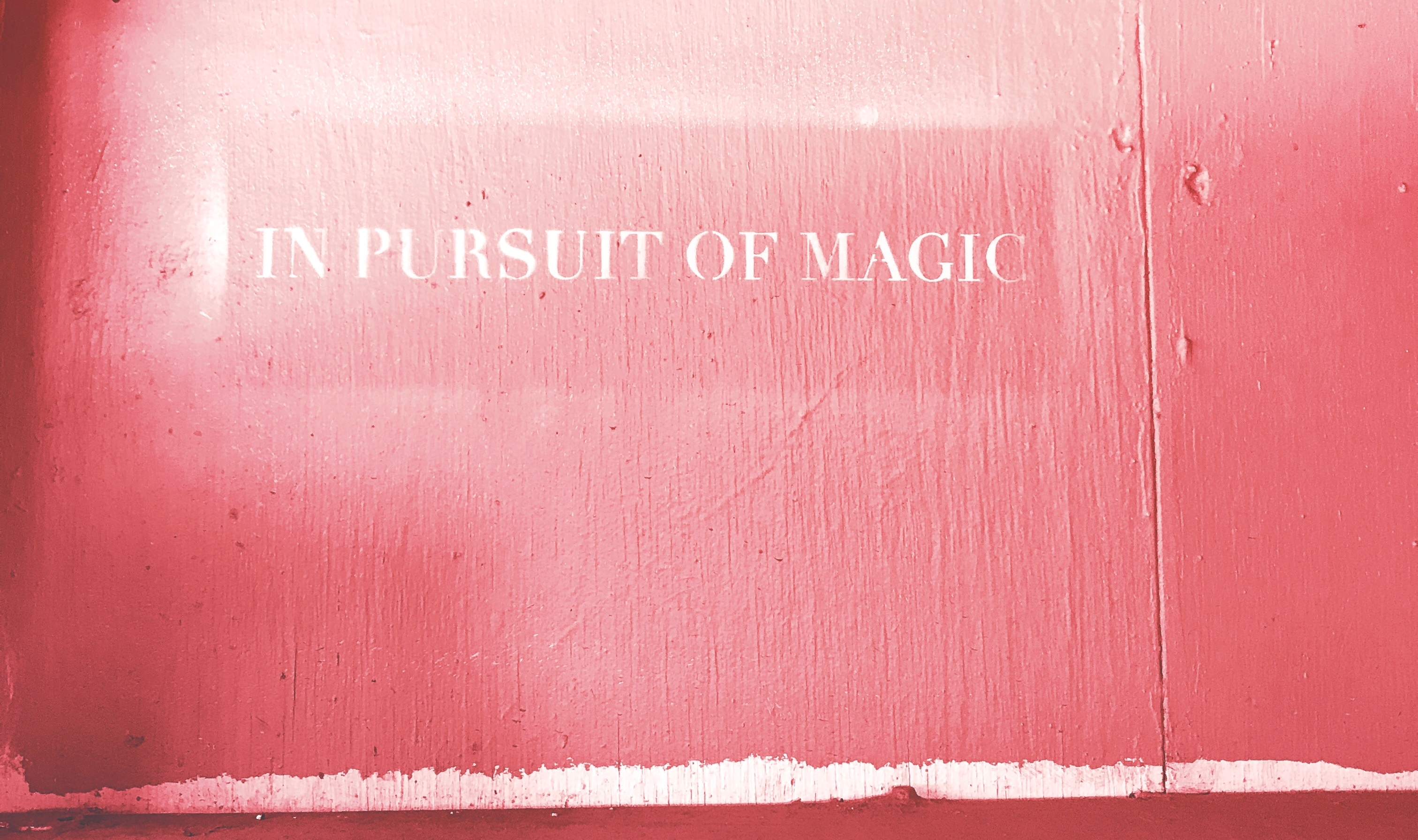 in pursuit of magic